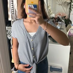 Universal Thread Flowy Button Up Top